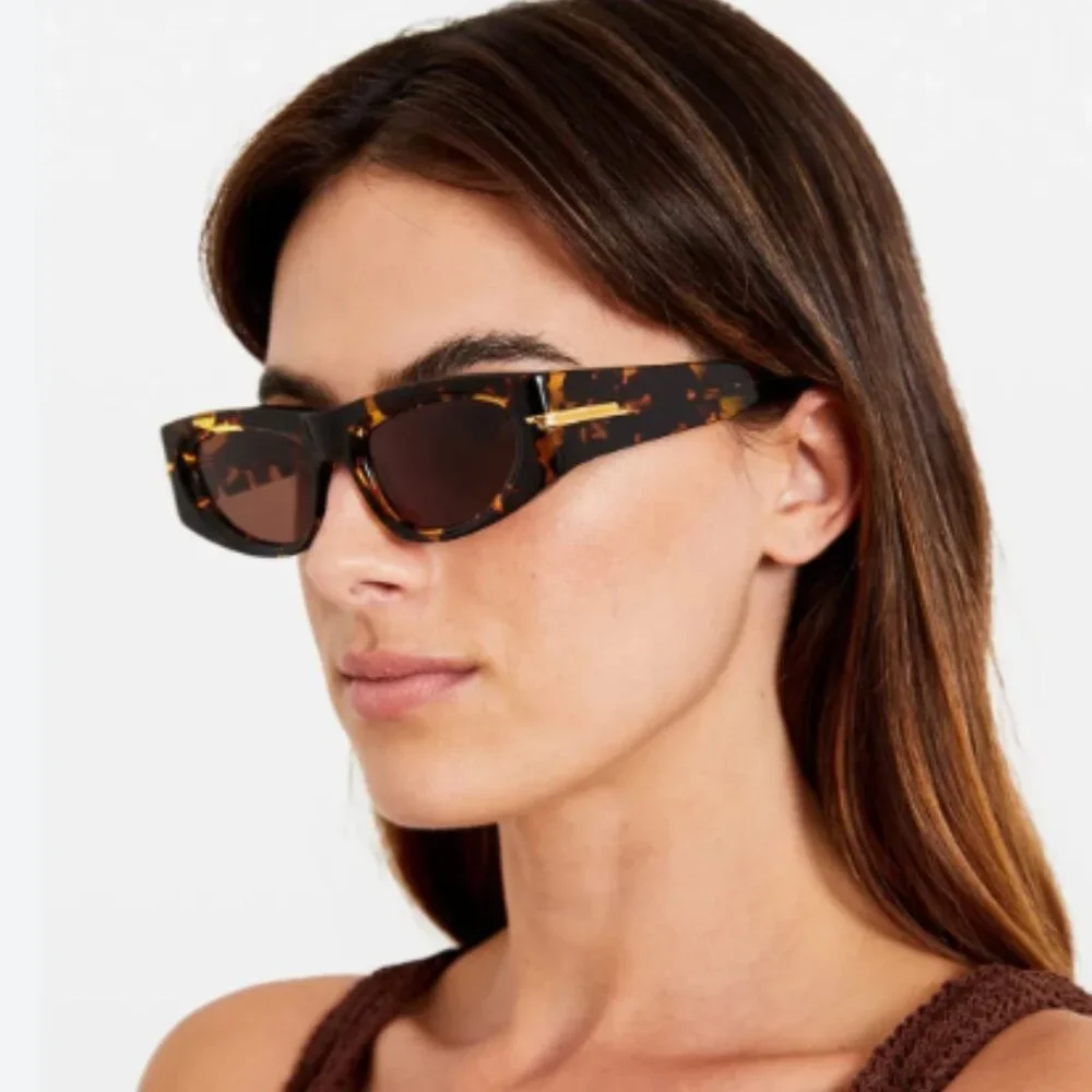 NEW BOTTEGA VENETA SUNGLASSES, HAVANA WOMEN EYEWEAR BOTTEGA VENETA BV1144S 002